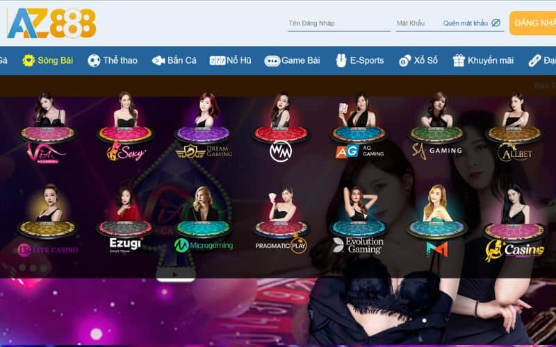 Hướng Dẫn chơi casino online tại nhà cái AZ888