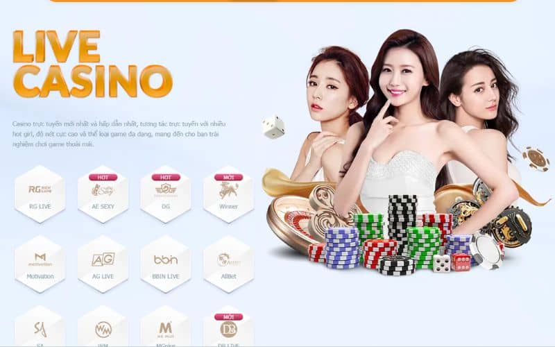 Trải nghiệm casino sống động cùng các nàng dealer xinh đẹp